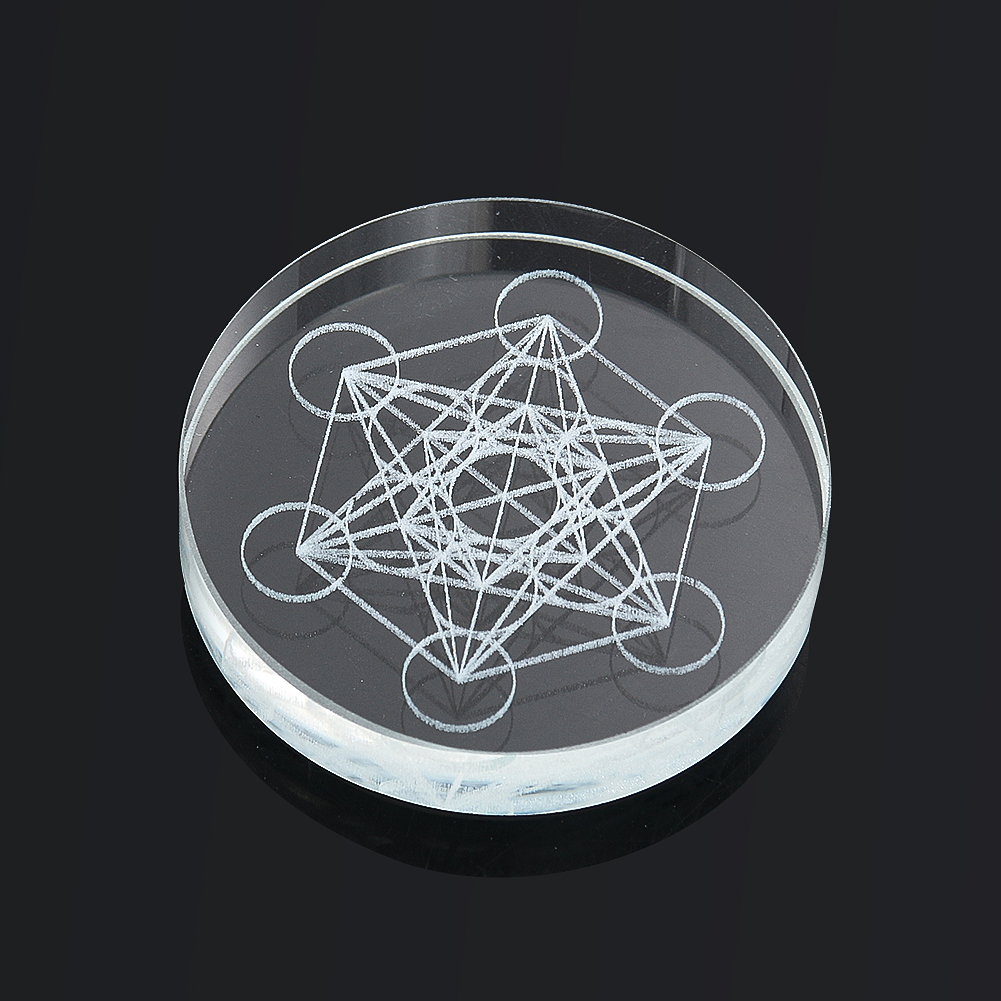 Metatron cubo de cristal expos - Paper Weight Crystal review and price