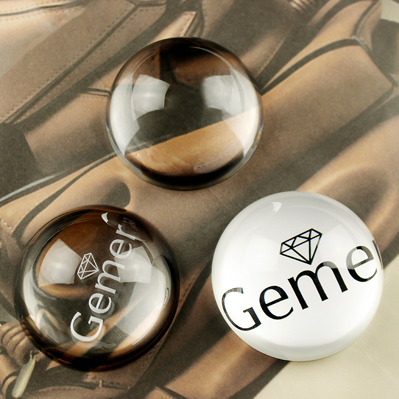 Hemisfério de cristal personal - Paper Weight Crystal review and price