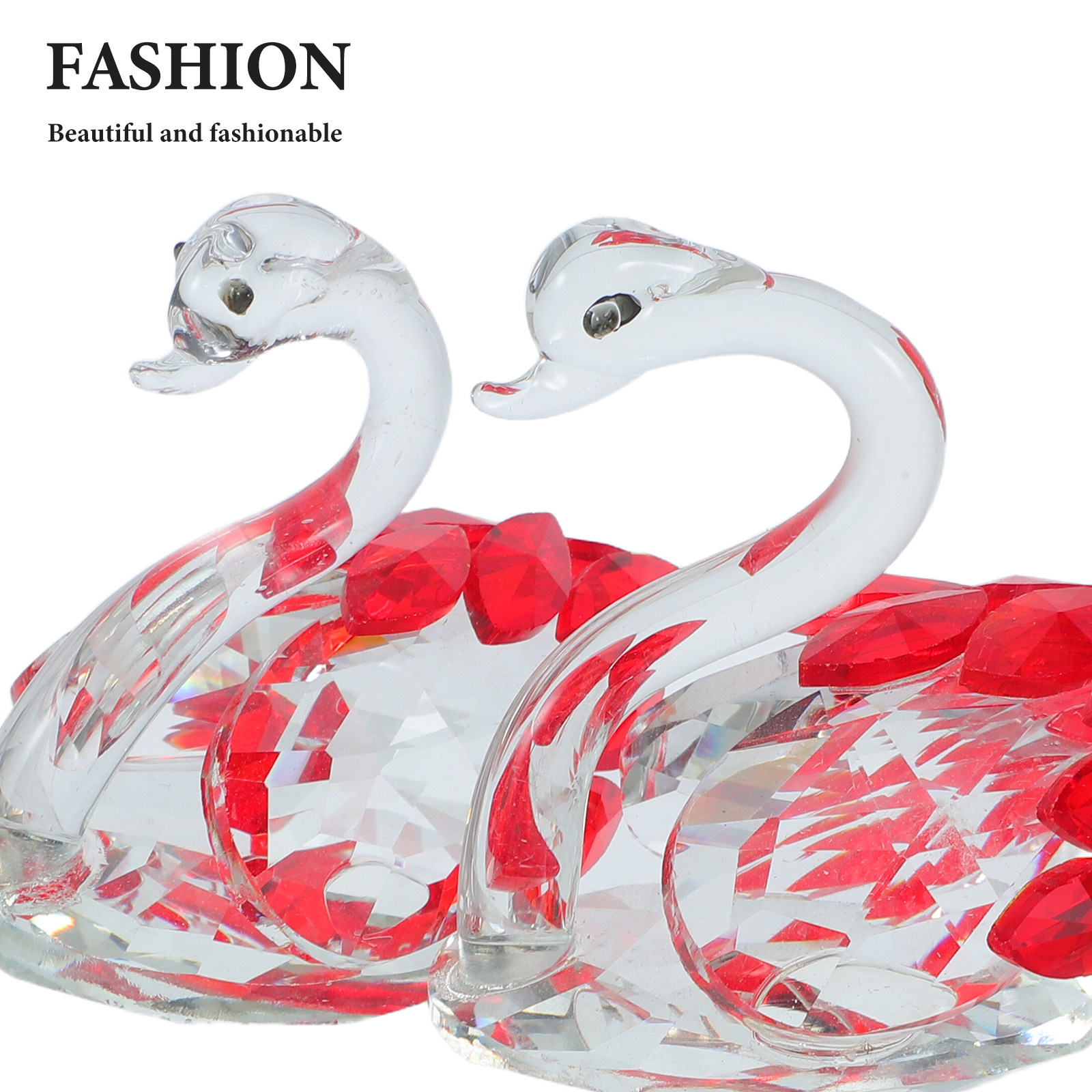 2 Peças Estátuas de Cisne de C - Paper Weight Crystal review and price
